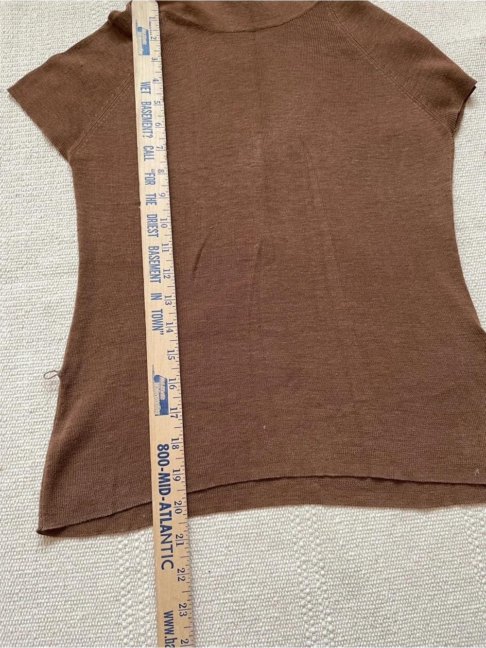 Vintage J.crew Womens Silk Cotton Cowl Neck Cap Sleeve Knit Top Y2K